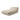 Lounge Inflatable Double Lounger High Backrest - Sand