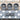 Pebble 8 Seat Rectangular Dining Set with Fire Pit Table