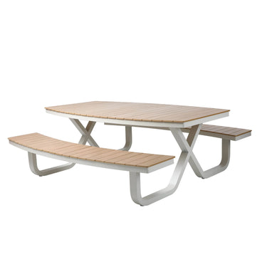 Buddy Aluminum & Polywood Picnic Table