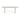 Victoria Aluminum Stone Dining Table 81 inch