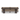 Chloe Aluminum 3 Seat Sofa - rear view