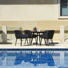 Zest 4 Seat Round Dining Set