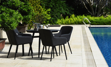 Zest 4 Seat Round Dining Set