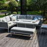 Pulse Rectangular Corner Dining Set - With Fire Pit Table
