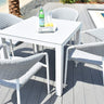 Pebble 4 Seat Square Dining Set