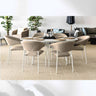 Pebble 6 Seat Oval Dining Set