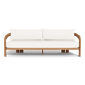 Chloe Teak 3 Seat Sofa
