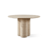 Porto Travertine Round Dining Table 48 inch