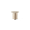 Porto Travertine Round Side Table
