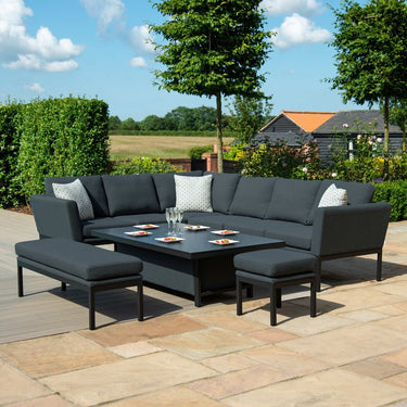 Pulse Rectangular Corner Dining Set - With Rising Table